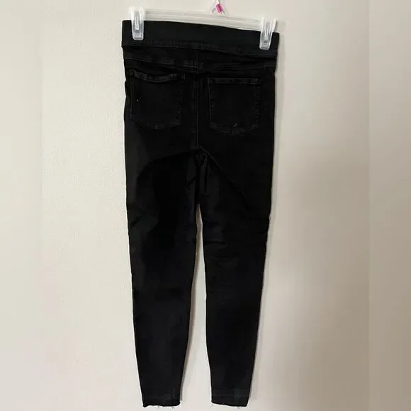 Spanx Distressed Denim Legging Jegging - Picture 4 of 11